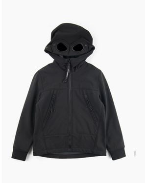 C.P. Company Undersixteen Shell Goggle Hood Jacket 999 - Black