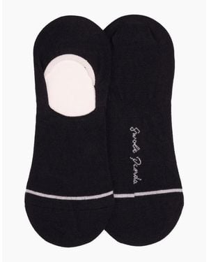 Swole Panda No-Show Socks - Black