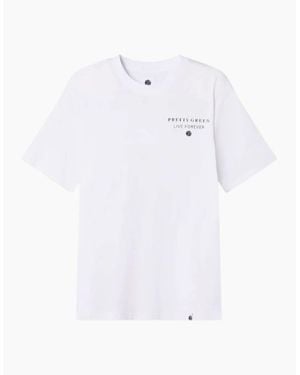 Pretty Green Refractive T-Shirt - White