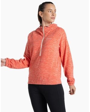 Craghoppers Ladies Esk Half Zip Fleece Top - Red