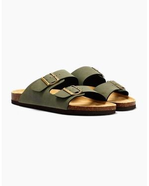 Original Penguin Penguin Port 2 Khaki Sandals - Green