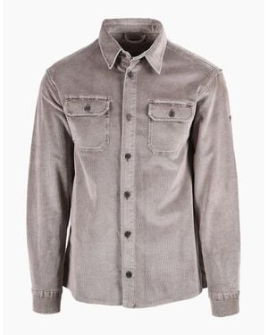 Paul & Shark Paul And Shark Corduroy Overshirt Stone - Grey