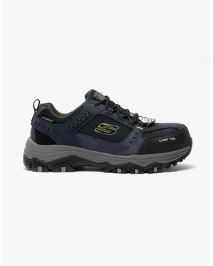 Skechers Work 77183Ec Greetah Safety Trainers - Black