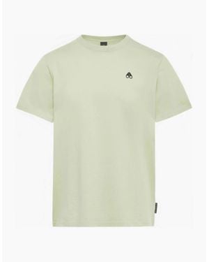 Moose Knuckles Satellite Basic Logo Mint T-Shirt - Green