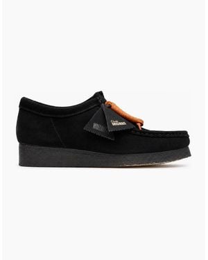 Clarks Originals Wallabee Shoes Suede - Black