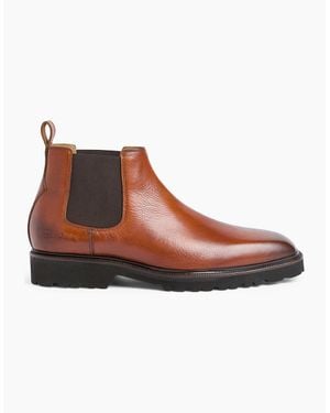 Oliver Sweeney Milled Leather Chelsea Boots - Brown