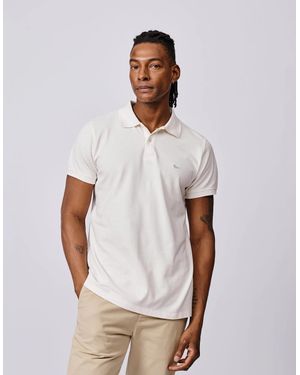 aubi Oliver Pique Polo - White