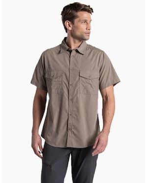 Craghoppers Kiwi Ii Short Sleeve Shirt Pebble - Grey