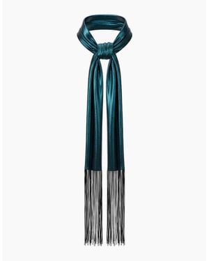 Nooki Design Brandy Skinny Scarf - Blue