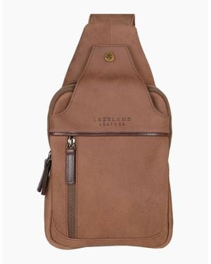 Lakeland Leather Hawksdale Slingbag - Brown