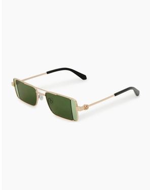 Off-White c/o Virgil Abloh Cortez Rectangle Sunglasses - Green