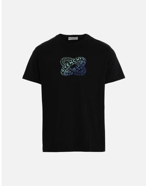 Givenchy Infinity Rings Logo T-Shirt - Black