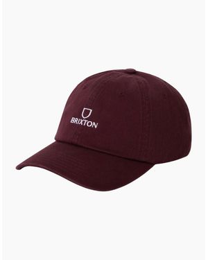 Brixton Alpha Netplus Snapbacks Baseball Cap - Red