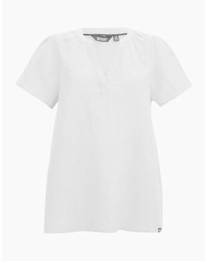 Regatta Ladies Selen Short-Sleeved Shirt - White