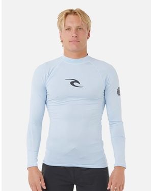 Rip Curl Rip Curl Waves Long Sleeve Rash Vest - Blue
