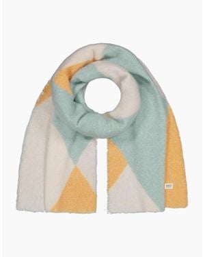 Barts Taats Soft Colourblock Short Fringes Scarf - Blue
