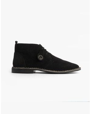 Popps Vespa Desert Boots - Black