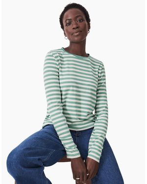 Crew Modal Blend Super Soft Crew Neck T-Shirt - Blue