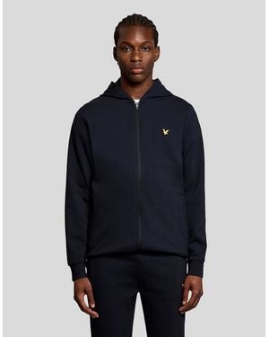 Lyle & Scott Sports Lightweight Full Zip Hoodie - Blue