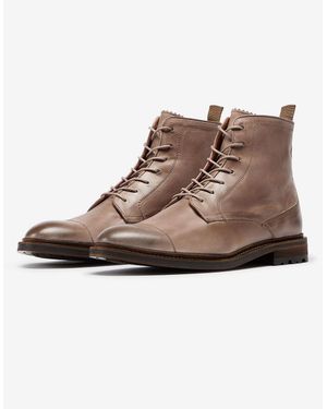 Oliver Sweeney Hand Finished Calf Leather Derby Boots - Brown
