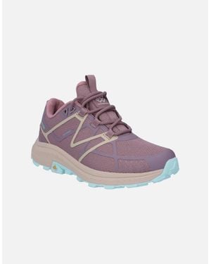 Hi-Tec Mauna Polyester Toadstool/Sepia Rose Hiking Boots - Purple