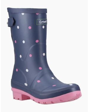 Cotswold Clarence Mid Rubber Spot Wellington Boots - Blue