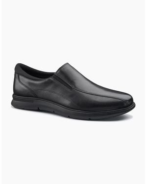 Hotter Xavier Wide Fit Shoes - Black