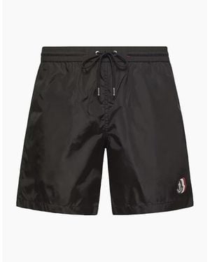 Moncler Archive Logo Swimshorts - Black