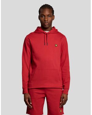Lyle & Scott Sports Lightweight Hoodie - Red