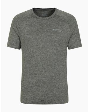 Mountain Warehouse Agra Striped Isocool T-Shirt - Grey