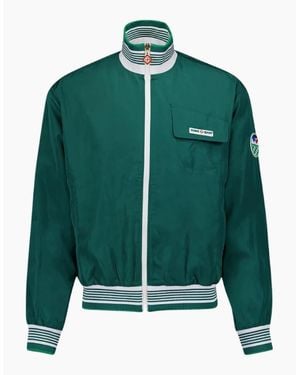 CASABLANCA Shell Suit Track Jacket Mf23-Jk-256-02 Jackets - Green