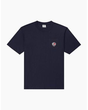 Parlez Montrose Pocket Midnight T-Shirt - Blue