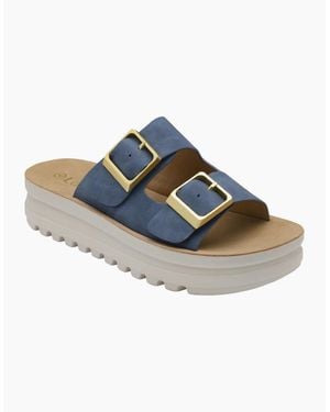 Lotus Volos Flatform Sandals - Blue