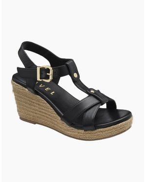 Ravel Elling Wedge Sandals - Black