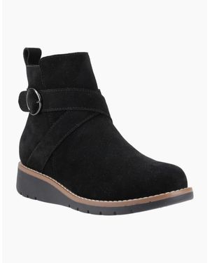 Hush Puppies Lyra Buckle Boots - Black