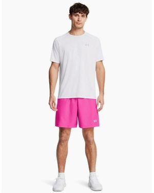 Under Armour Halfback Emboss Training Shorts - Pink