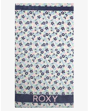 Roxy Cold Water Large Patterned Towel - Blue