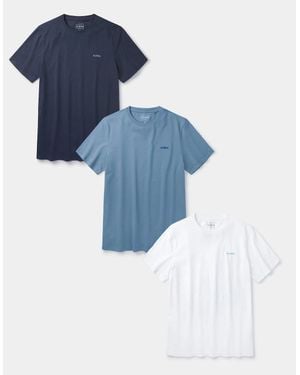 aubi Venn T-Shirt 3 Pack - Blue
