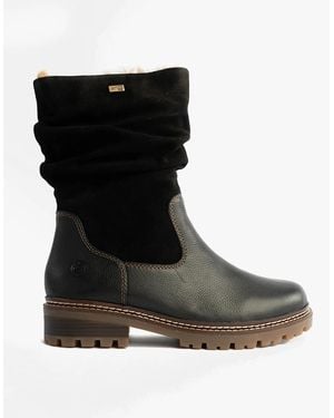 Remonte D0B80-00 Womes Side Zip Ankle Boots - Black