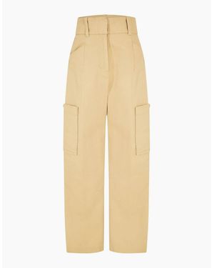 BOSS W 10270434 01 Straight Leg Trousers - Natural