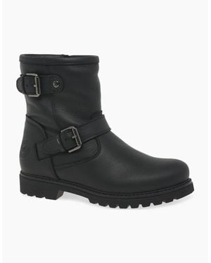 Panama Jack Felina Igloo Boots - Black