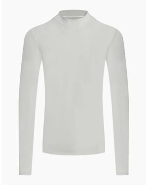 Craghoppers Mock Neck Long-Sleeved Golf Top - White