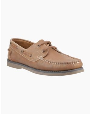 Hush Puppies Wilson Boat Shoes - Brown