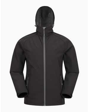 Mountain Warehouse Exodus Waterproof Soft Shell Jacket - Black