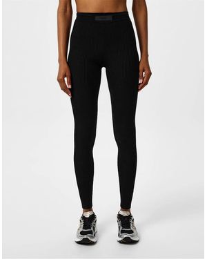 Fear Of God Ribbed Full Length Leggings - Black
