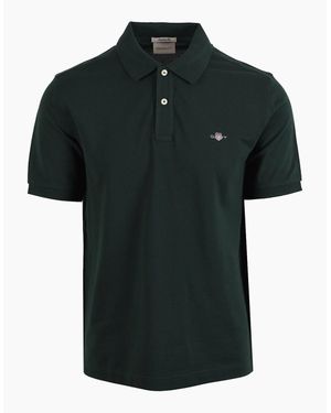 GANT Classic Reg Polo Tartan - Black