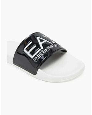 EA7 Logo Slider - Black