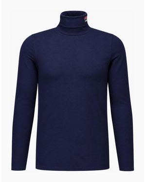 Fila 19Th Classic Roll Neck T-Shirt - Blue