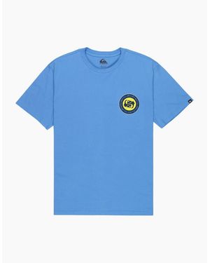 Quiksilver Ev Duality Graphic Short Sleeve T-Shirt - Blue