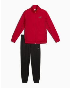 PUMA Piping Poly Full Tracksuit - Red
